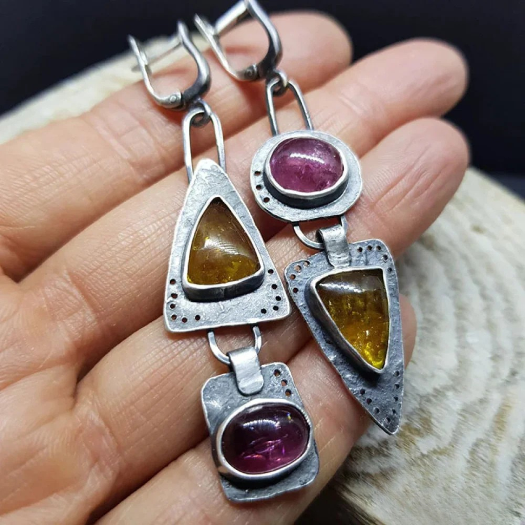 Boucles Doreilles Triangles Géométriques Édition Limitée
