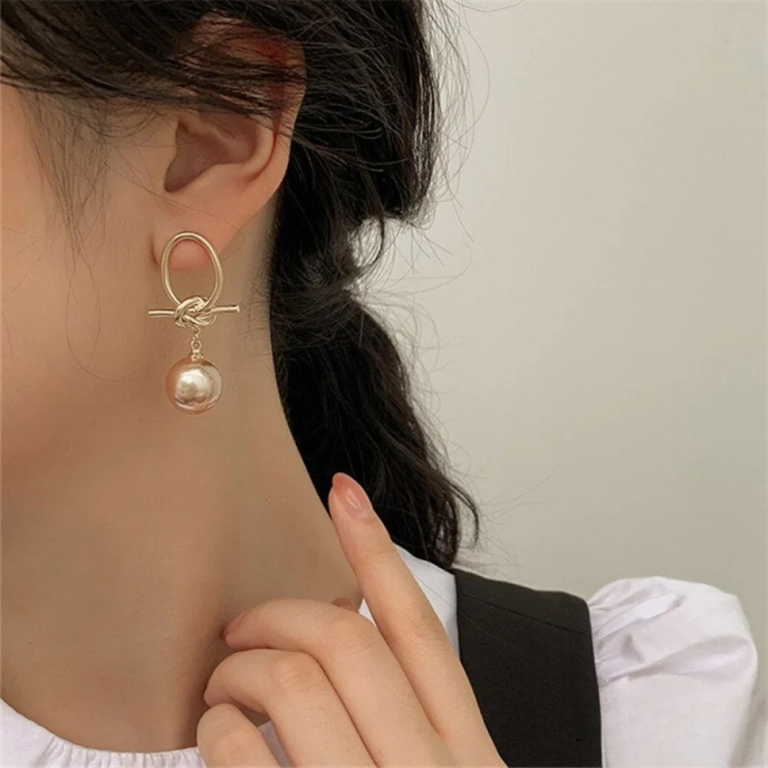 Boucles d'Oreilles Perles Intemporelles Collection Exclusivité Élégante
