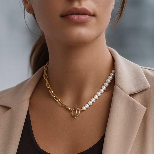 Ensemble de perles d'eau douce Marie-Caley