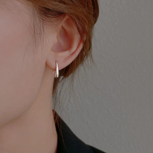 Boucles D'Oreilles Wassertropfen Argent Sterling Édition Limitée