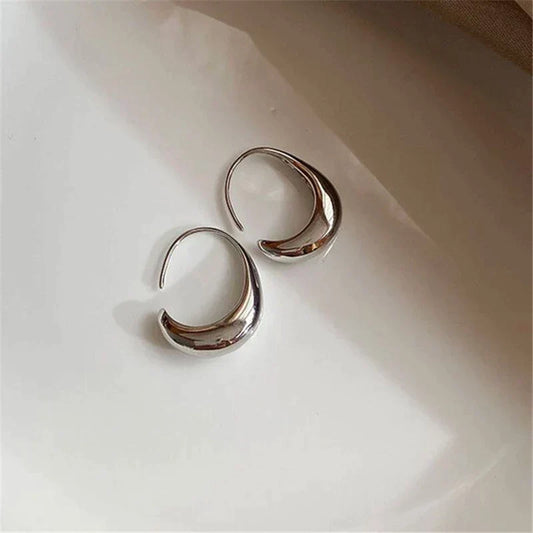 Boucles d'oreilles de luxe en or et en argent