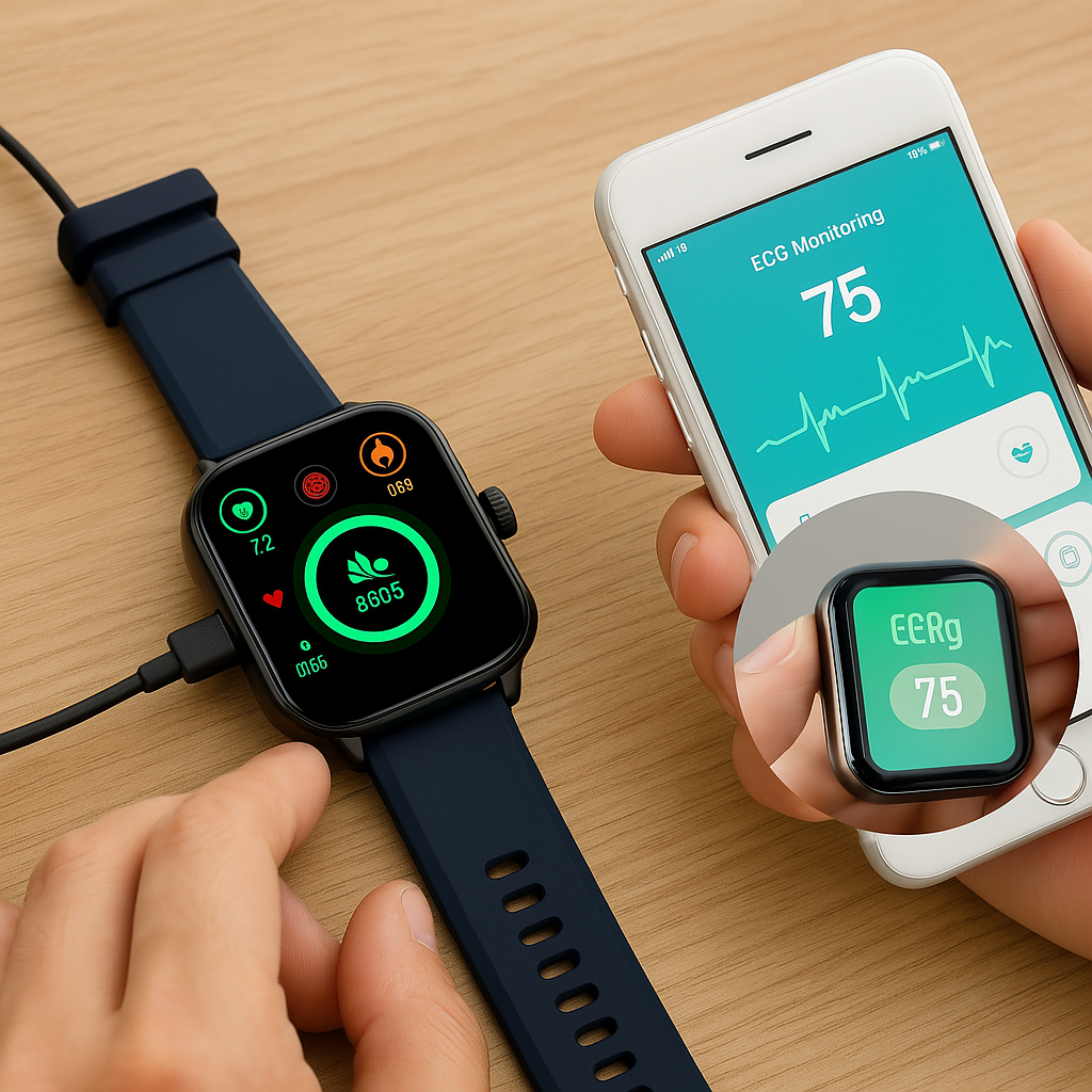 Montre Sportive Intelligente à Écran Tactile