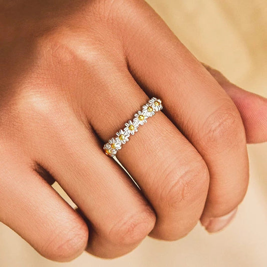 Bague marguerite en filigrane Emilia-Calou