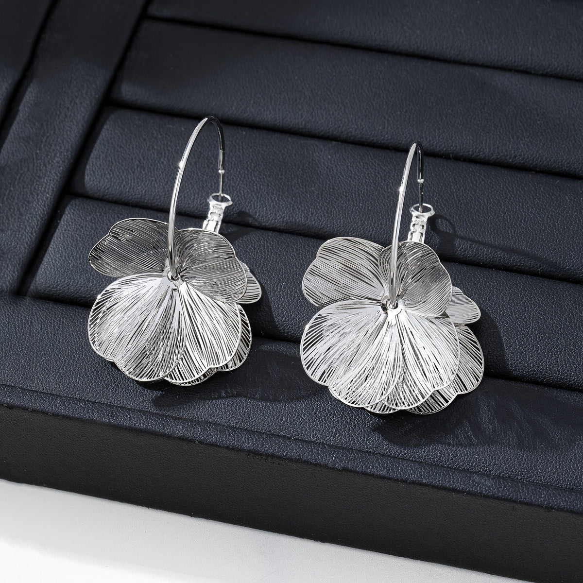 Boucles d Oreilles Or Creux Oversize Collection Édition Limitée Exclusivité