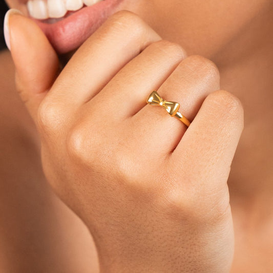 Bague à nœud en or Ellie