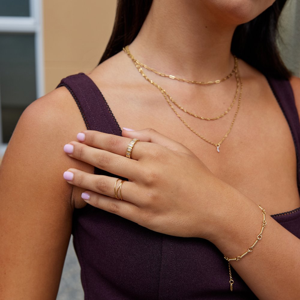 Bague Gigi en cristal carré