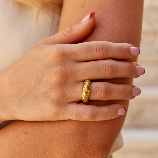 Bague Croissant en or