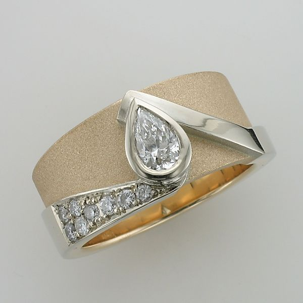 Bague Vintage Zirconia Drop Bright
