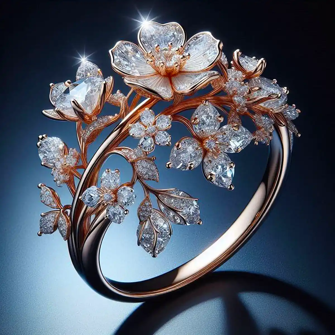 Bague en cristal brillant