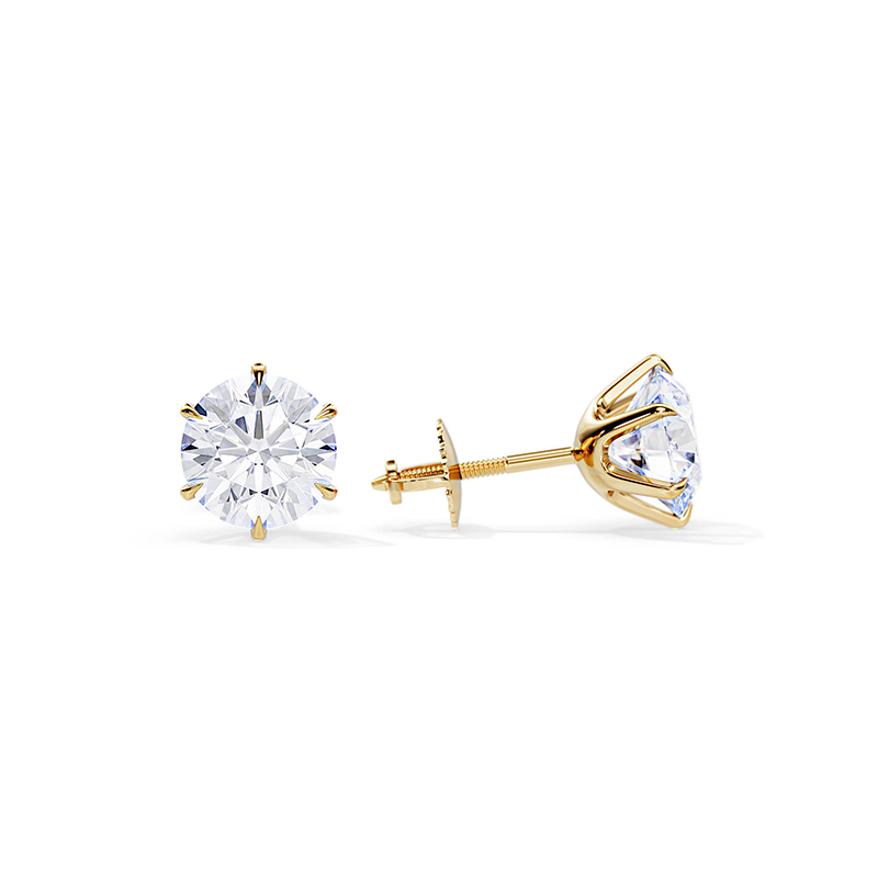 Boucles Doreilles Or Blanc Tera Collection Édition Limitée Fabriqué À La Main