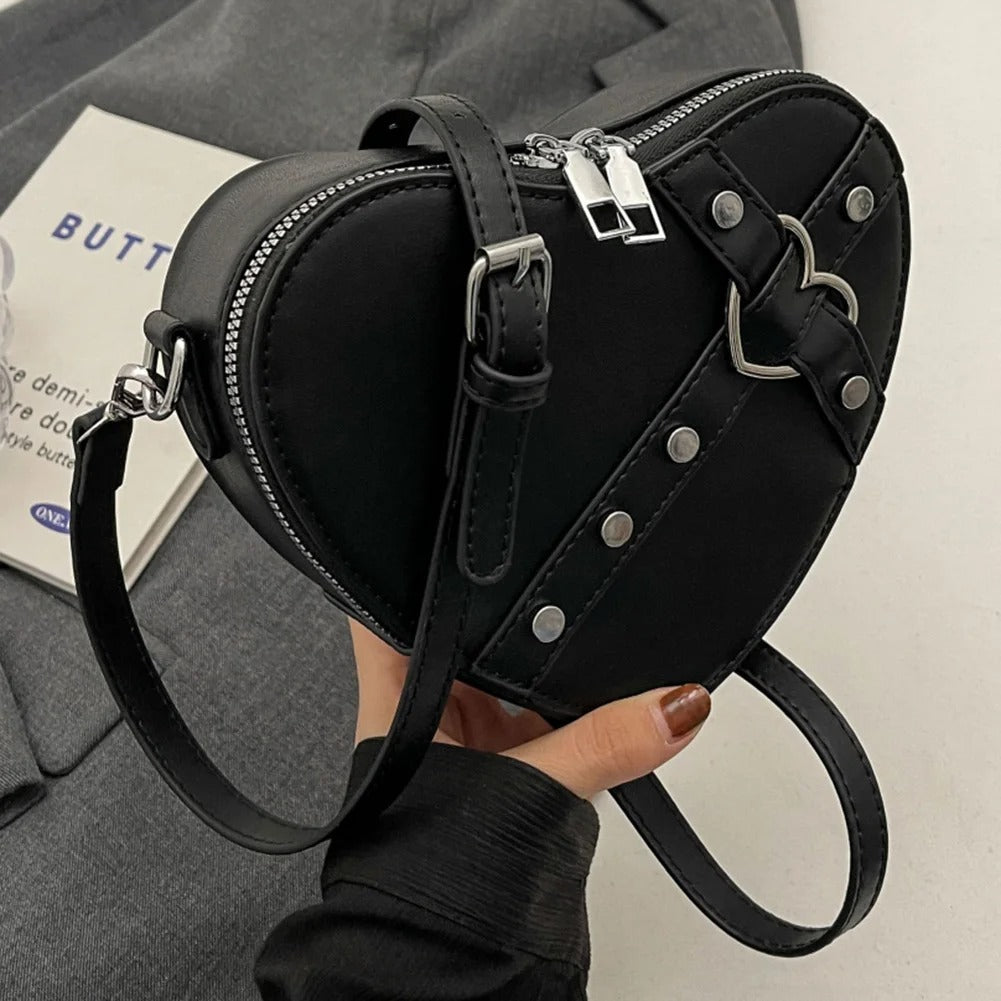 Jefna - Sac à rivets en forme de cœur