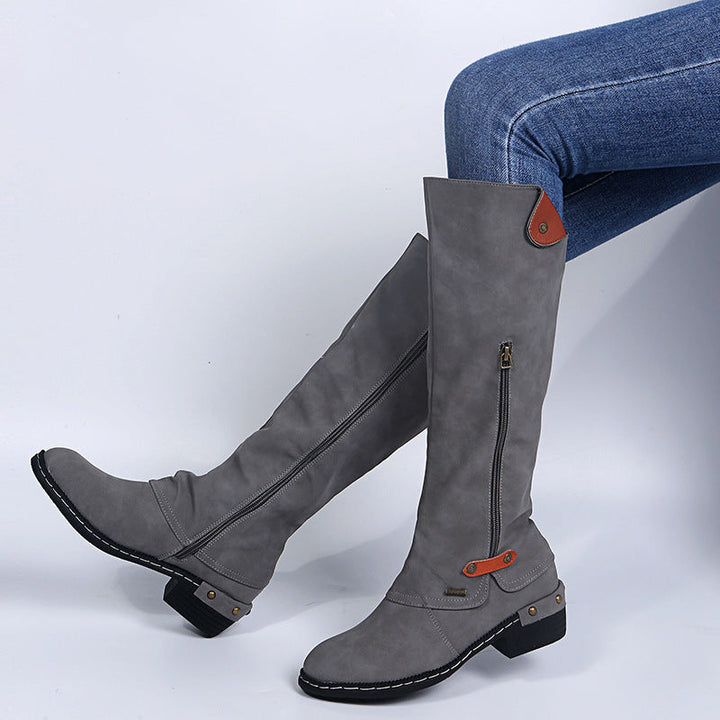 Wienlaka - Bottes Hautes à Fermeture Éclair
