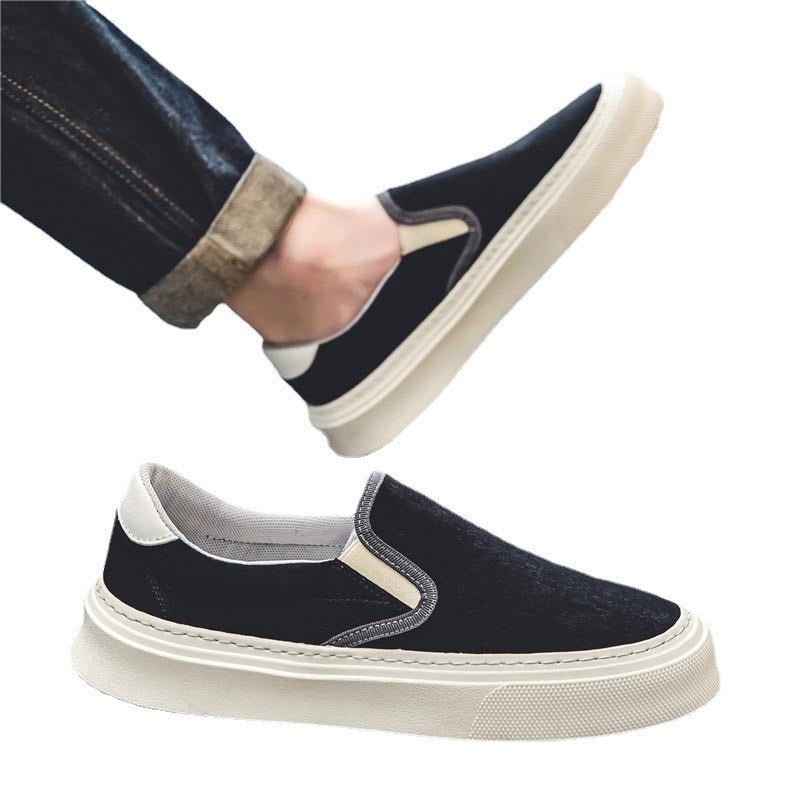 Baskets homme en toile respirante gris clair - Adrix