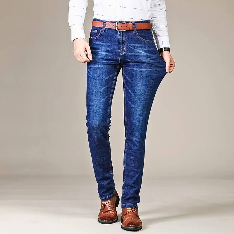 Pantalon en jean moderne slim-fit pour hommes