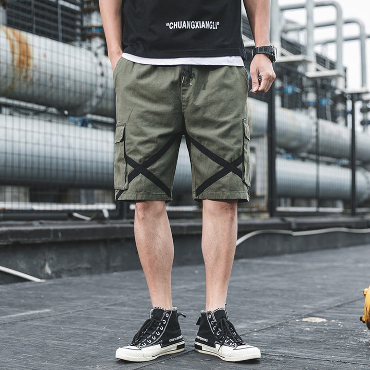 Short homme en coton au design urbain cargo - Damien