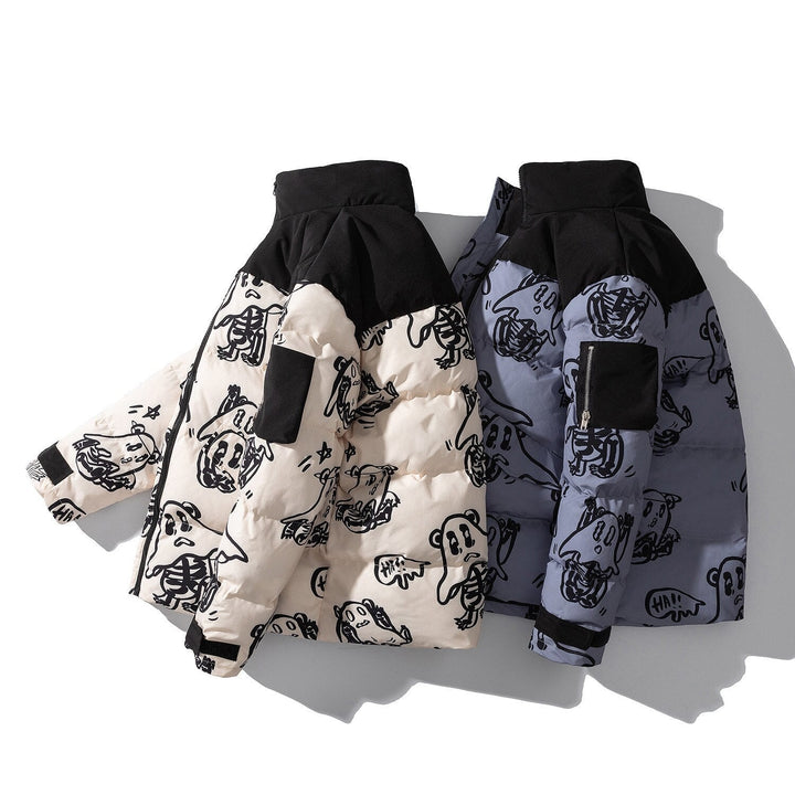 Veste matelassée imprimée - Mauro