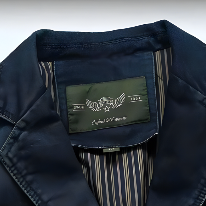 Veste classique en denim pour hommes