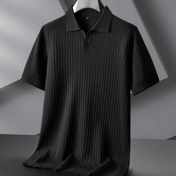 Polo pour homme tricoté de haute qualité pour un look côtier