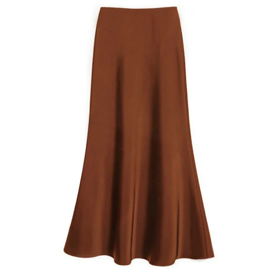 Jupe d'été A-Line pour femmes - taille haute, légère & confortable