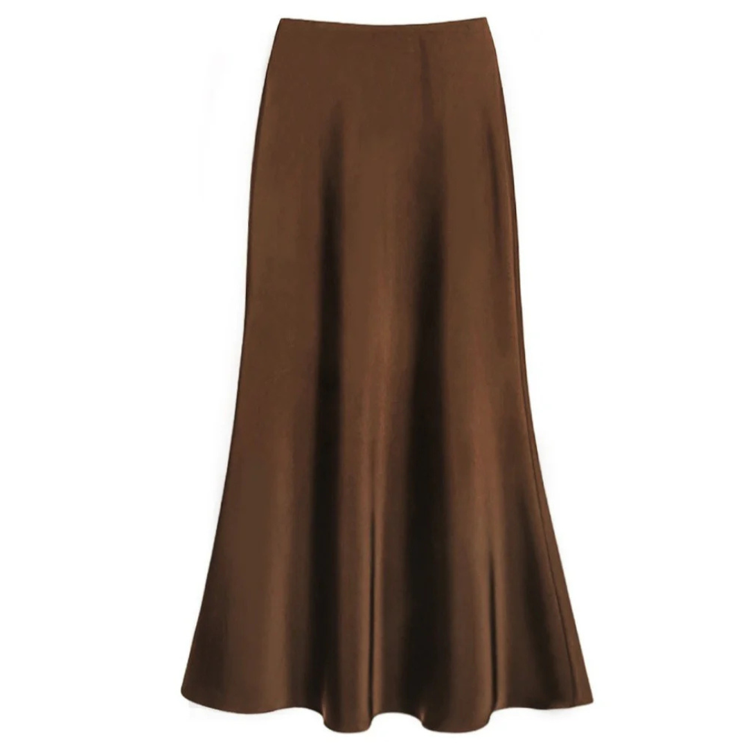 Jupe d'été A-Line pour femmes - taille haute, légère & confortable