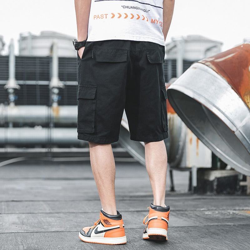 Short homme en coton au design urbain cargo - Damien