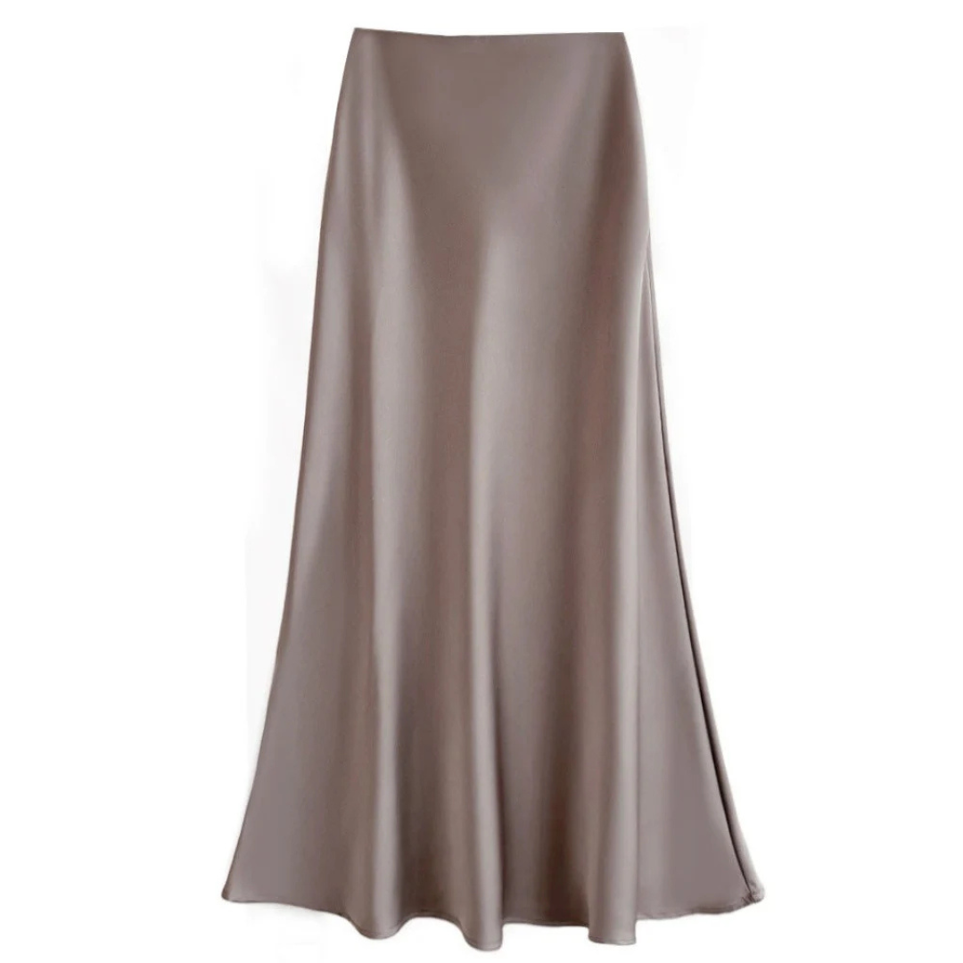 Jupe d'été A-Line pour femmes - taille haute, légère & confortable