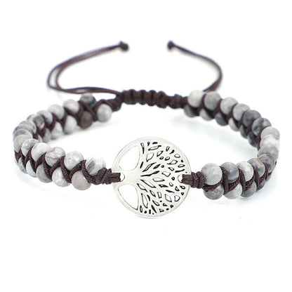 Bracelet de yoga avec breloque en forme d'arbre de vie