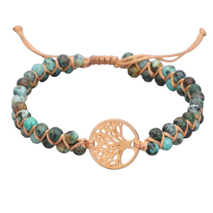 Bracelet de yoga avec breloque en forme d'arbre de vie