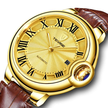 Montre Homme Élégante Cadran Chiffres Romains