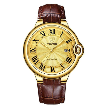 Montre Homme Élégante Cadran Chiffres Romains