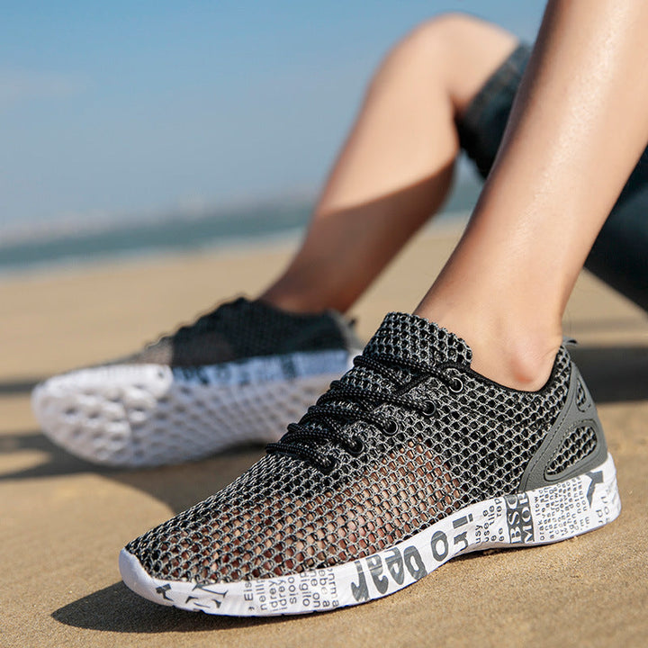 Chaussures respirantes pour hommes avec design en maille et semelle urbaine - Aksel