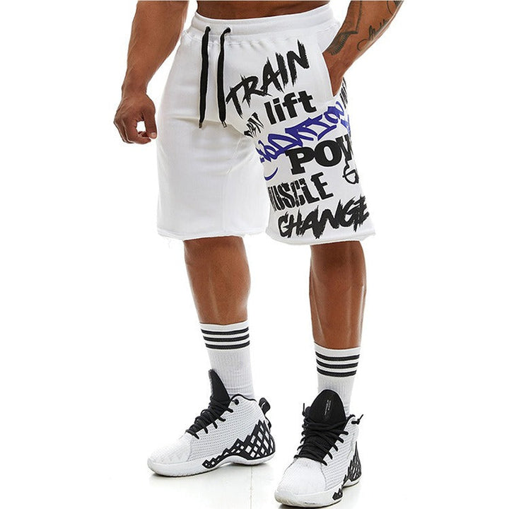 Short en coton pour homme typographie urbaine - Adrián