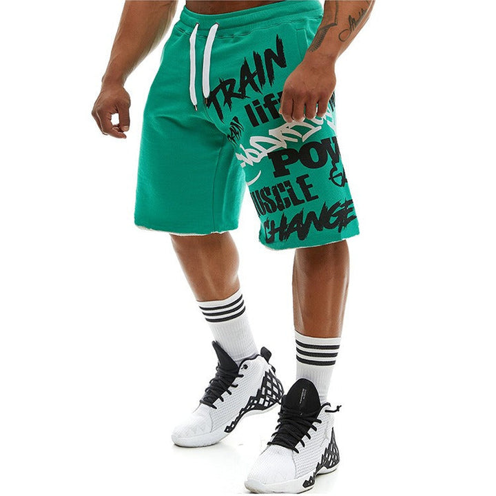 Short en coton pour homme typographie urbaine - Adrián