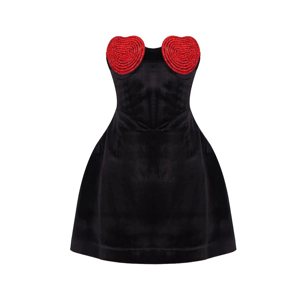 Ariella - Mini Robe Bustier Élégante