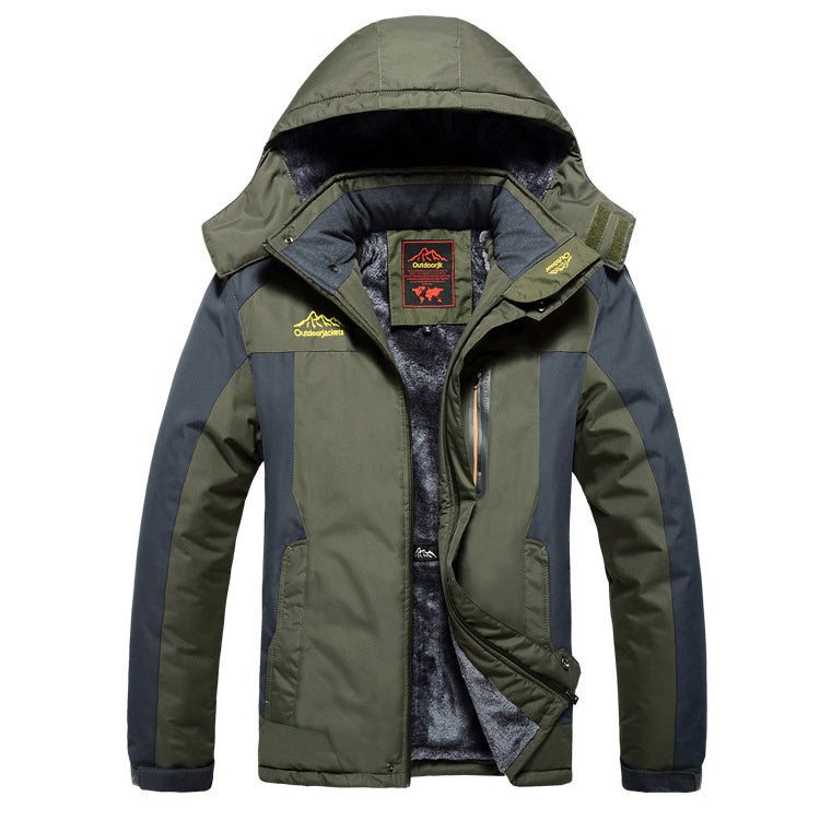 Veste homme doublée imperméable avec capuche - Cavalieri