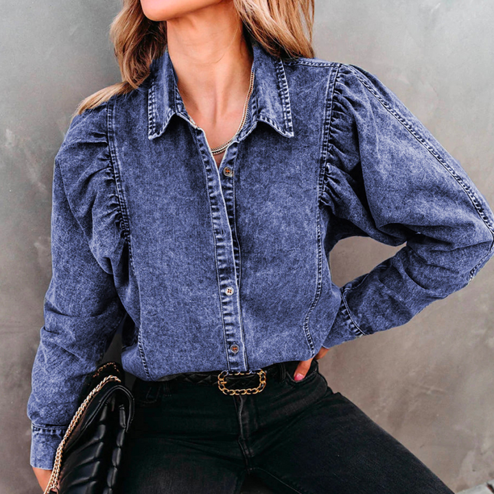 Daphne - Blouse en denim élégante