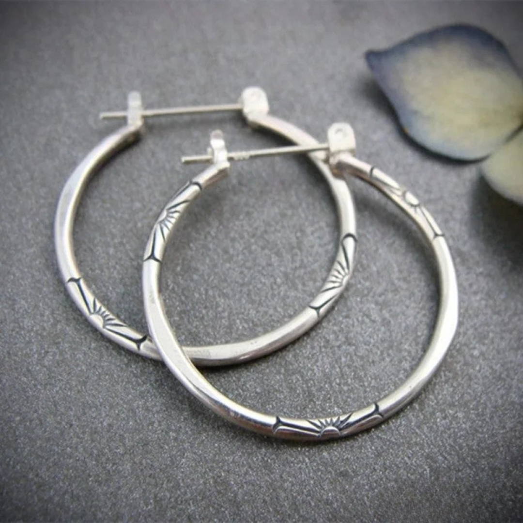 Boucles Créoles Argent Classiques Exclusif