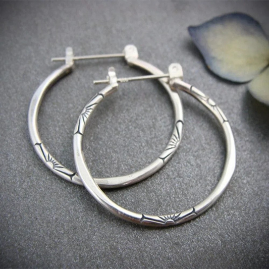 Boucles Créoles Argent Classiques Exclusif