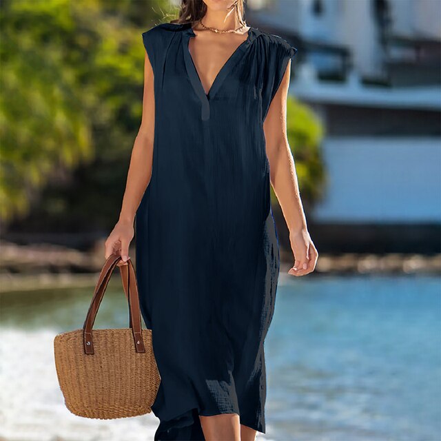 Karolina - Robe avec col en V