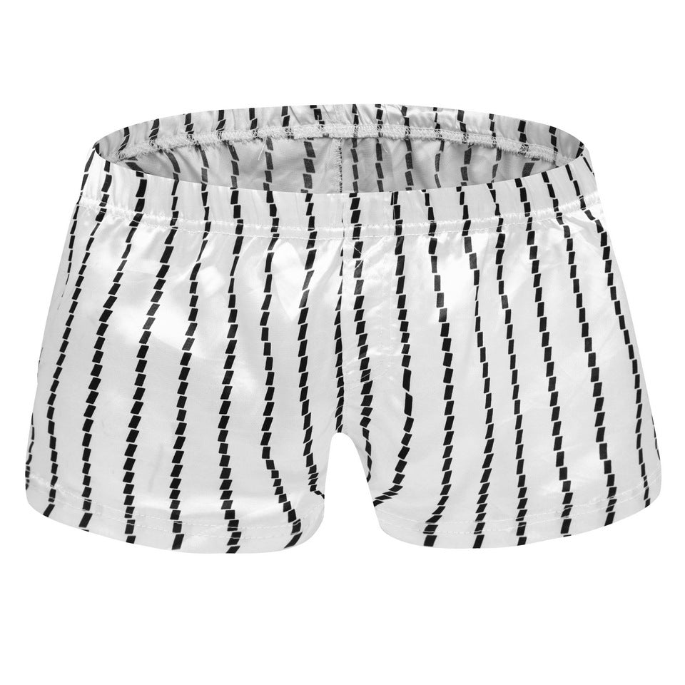 Mode plage natation hommes short rayé