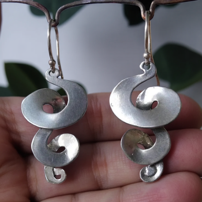 Boucles d Oreilles Argent Vintage Spirale Signature Edition Limitée Exclusivité