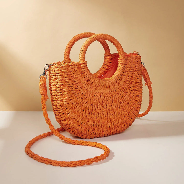 Sac à main pour femmes avec anses rondes de style plage - Noa