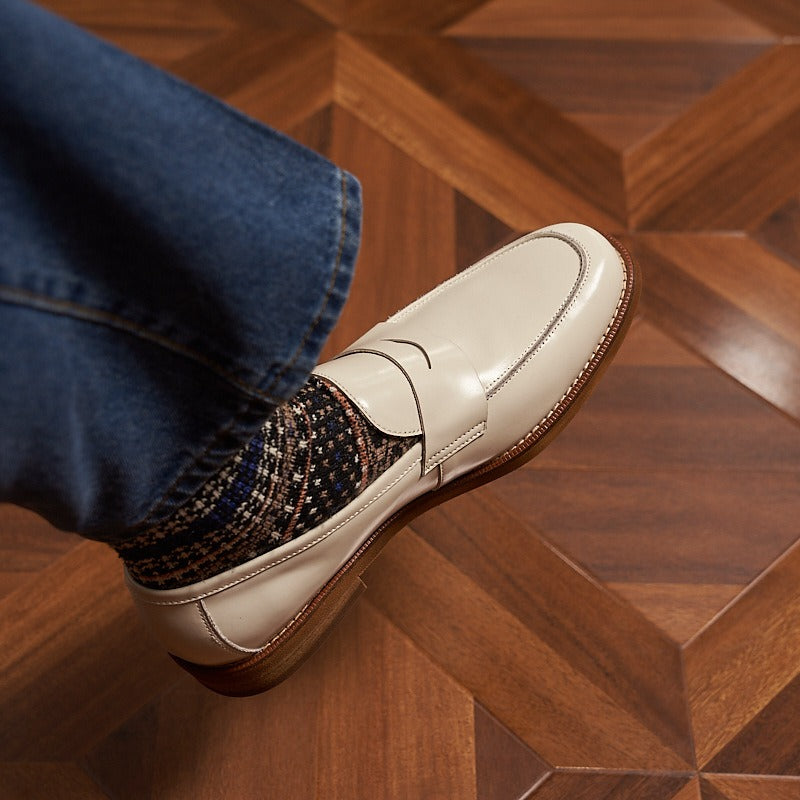 Mocassins en cuir véritable de style classique pour hommes - Whitmore