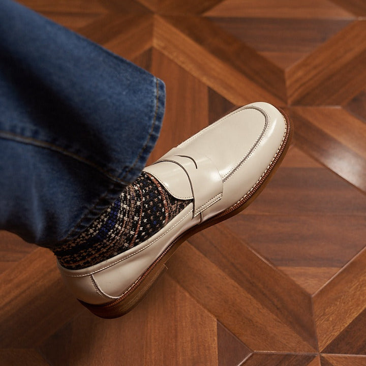 Mocassins en cuir véritable de style classique pour hommes - Whitmore