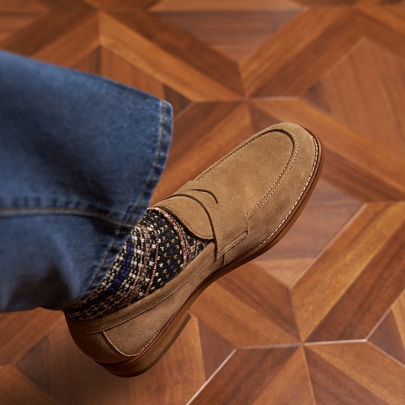 Mocassins en cuir véritable de style classique pour hommes - Whitmore