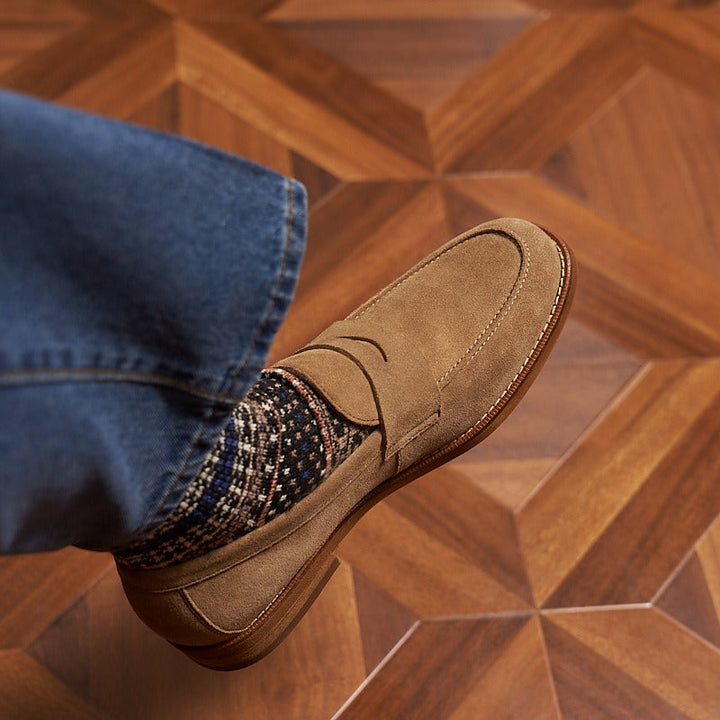 Mocassins en cuir véritable de style classique pour hommes - Whitmore