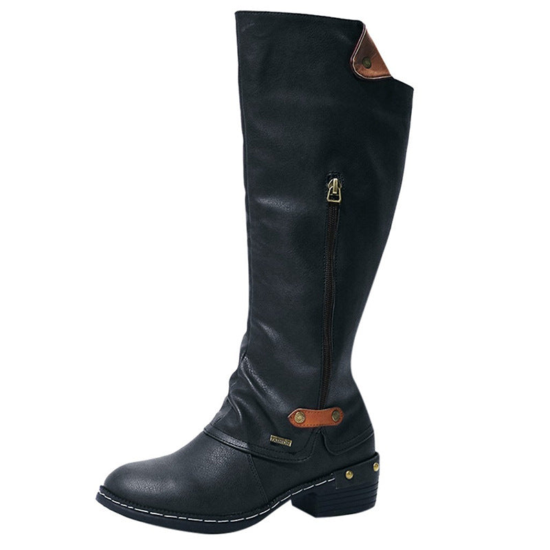 Wienlaka - Bottes Hautes à Fermeture Éclair