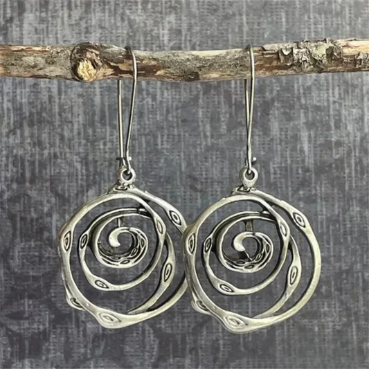 Labyrinth Argent Boucles D Oreilles Collection Exclusive Limitee