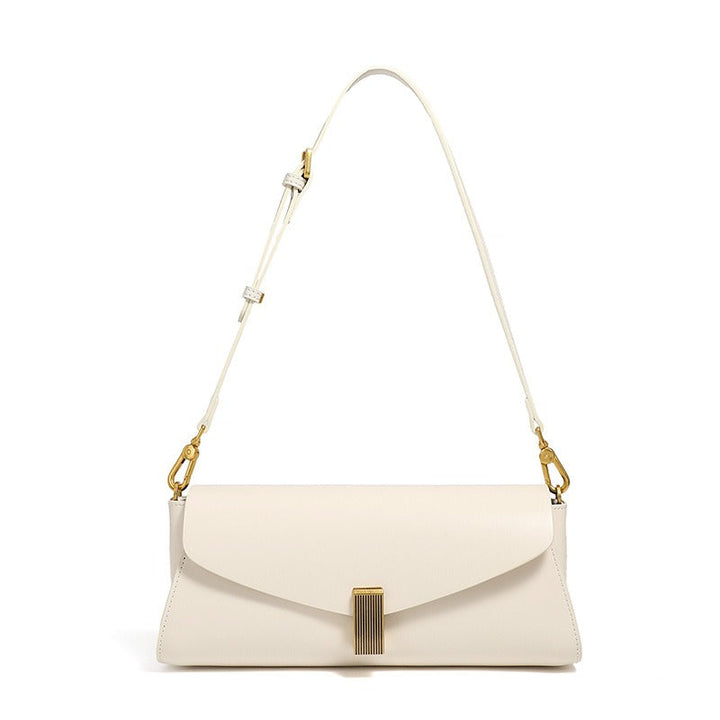 Sac à bandoulière en cuir synthétique pour femme avec fermoir métallique élégant - Amandine