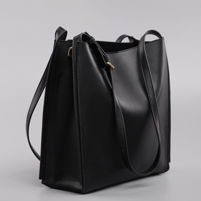 Sac shopper pour femme en cuir synthétique au design structuré - Natalia